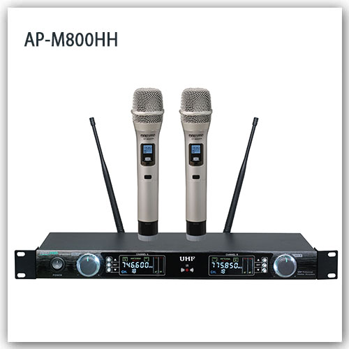 Wireless Microphone Model AP-M800HH 